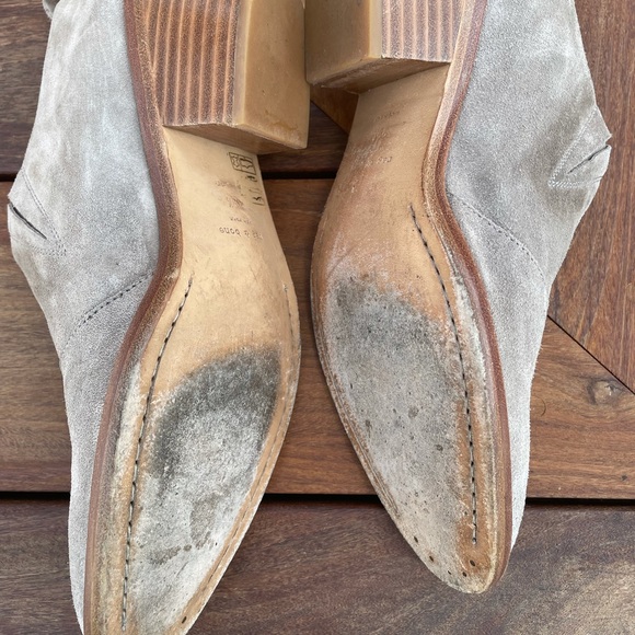 Rag & Bone suede leather low ankle booties 9.5 - Picture 10 of 15